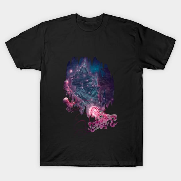 Jellyfish Hive T-Shirt by TaylorRoseMakesArt